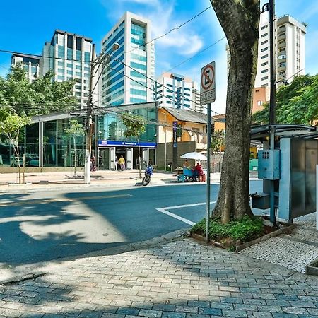 Flat Em Frente Ao Metro Moema 상파울루 외부 사진