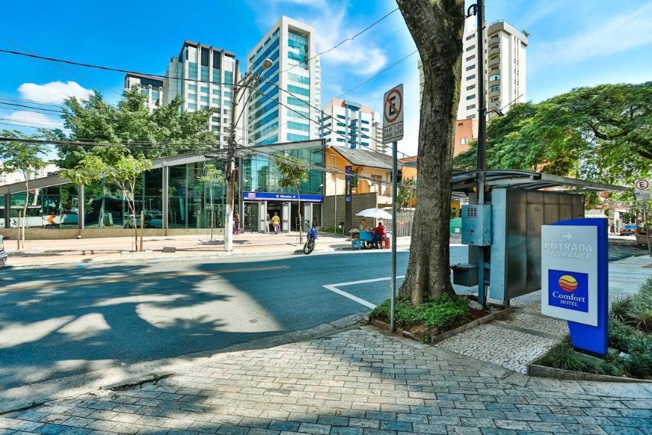 Flat Em Frente Ao Metro Moema 상파울루 외부 사진